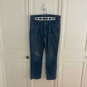 MOTHER Mid Rise Dazzler Ankle Jeans